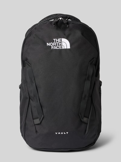 Produktfoto, Rucksack mit FlexVent™ Tragesystem von The North Face in Schwarz mit Logo-Print, wasserabweisend, glatte Oberfläche, Unisex
