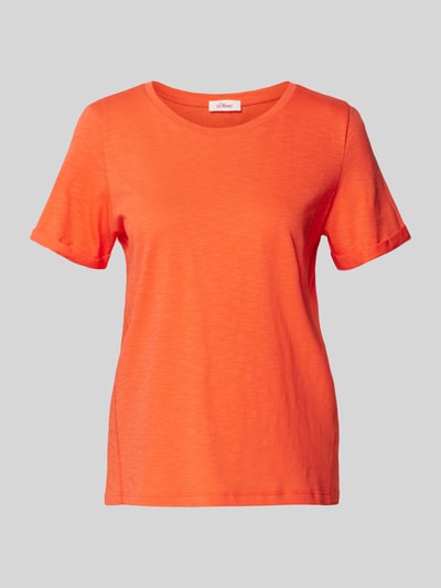 s.Oliver RED LABEL T-shirt met ronde hals Koraal - 2