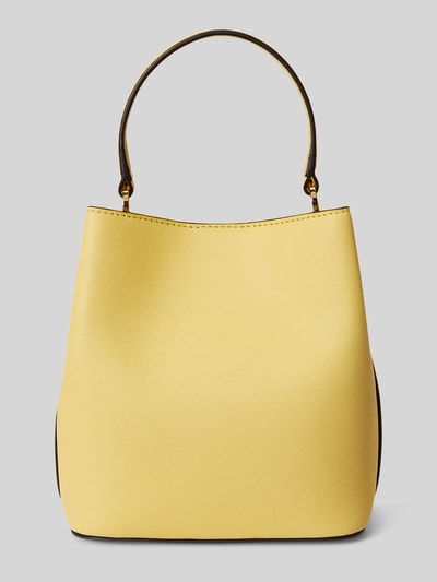 Lauren Ralph Lauren Henkeltasche aus reinem Leder  GELB 5