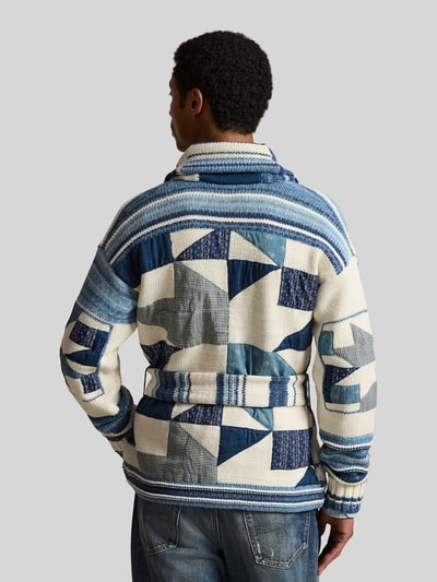 Polo Ralph Lauren Kardigan o kroju regular fit z mieszanki bawełny i lnu Złamany biały 5