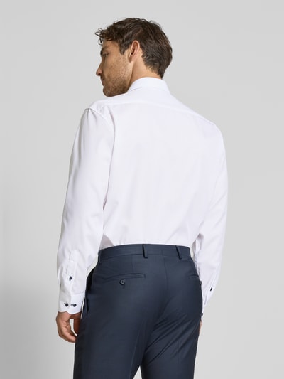 ETERNA Comfort fit zakelijk overhemd met borstzak Wit - 5