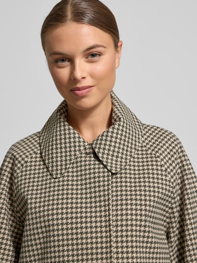 Barbour Relaxed Fit Kurzmantel mit Vichy-Muster Modell 'KENNEDY' Oliv 3