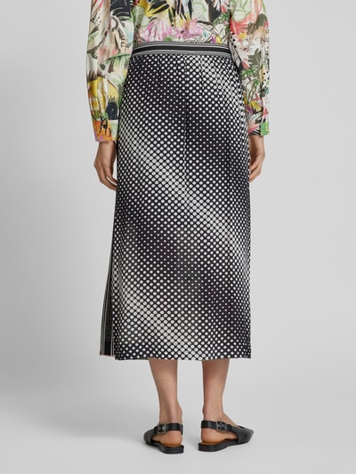 Marc Cain Midirok met loopsplit Olijfgroen - 5