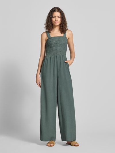 ONLY Regular Fit Jumpsuit mit gesmoktem Rumpf Modell 'ELISE' Mint 4