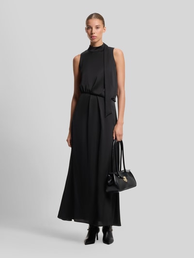 HUGO Maxikleid mit Drapierung Modell 'Kedina-1' Black 1
