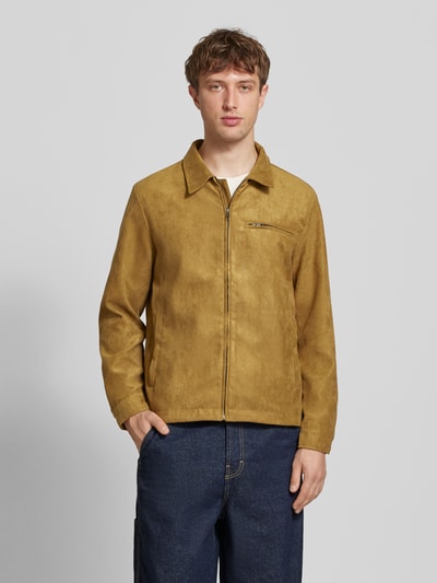 Blend Jacke in Leder-Optik Modell 'FOSSY' Camel 4