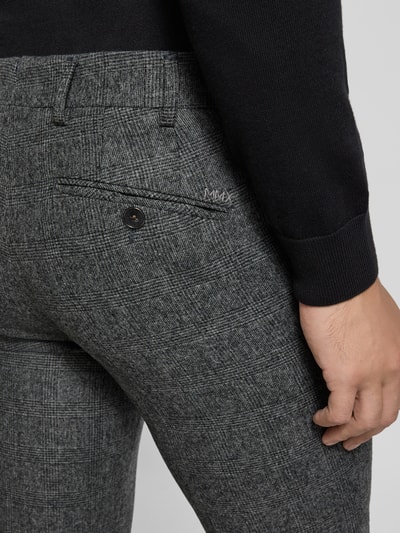 Mmx Stoffen broek met persplooien Antraciet - 3