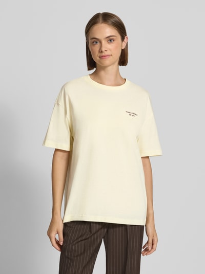 Marc O'Polo DENIM Relaxed Fit T-Shirt aus reiner Baumwolle Ecru 4