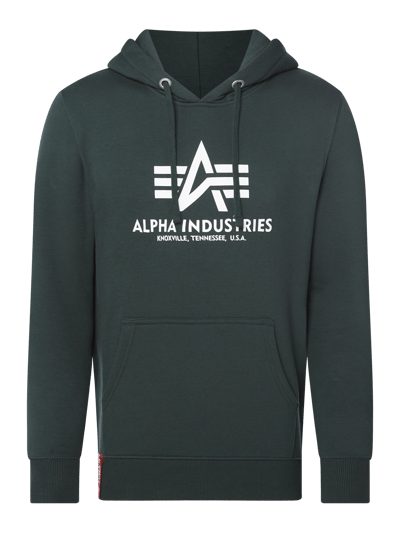 Alpha industries outlet hoodie dark petrol