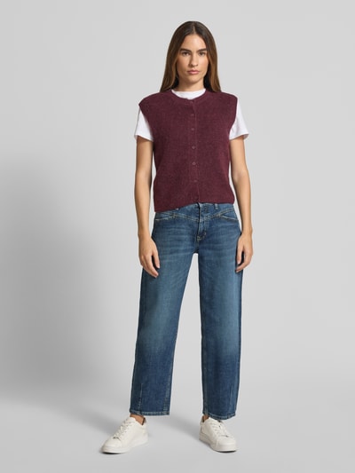Cambio Relaxed fit jeans met steekzakken, model 'ELIN' Donkerblauw - 1