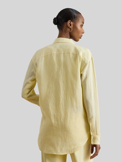 Lauren Ralph Lauren Regular Fit Leinenbluse  Hellgelb 5