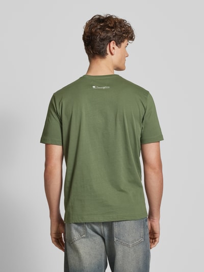 CHAMPION T-Shirt mit Label-Details Oliv 5