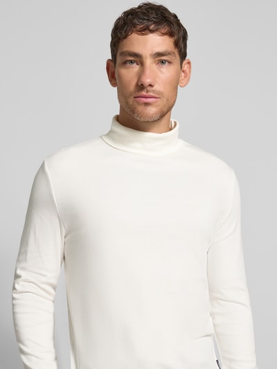 HECHTER PARIS Sweatshirt met col en logoprint Offwhite - 3