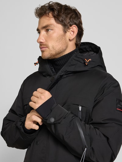 FIRE + ICE Parka mit Zweiwege-Reißverschluss Modell 'JESPER' Black 3