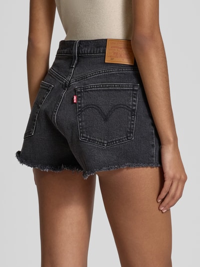 Levi's® Mom Fit Jeansshorts im 5-Pocket-Design Black 3