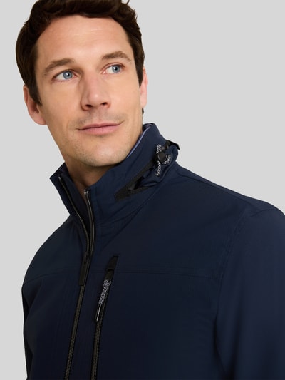 Tom Tailor Regular Fit Blouson aus wasserdichtem Stoff Marine 3