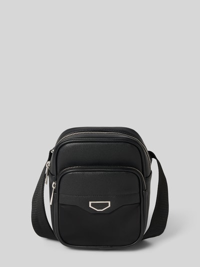 Antony Morato Crossbody Bag mit Strukturmuster Modell 'Reporter' Black 1