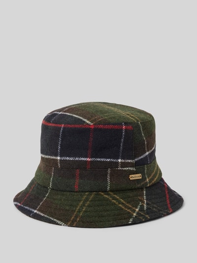 Barbour Bucket Hat mit Label-Applikation Modell 'HEIDI' Oliv 1