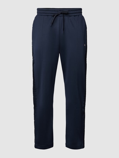 CHAMPION Straight Fit Sweatpants mit Ziernähten Modell 'Hem' Dunkelblau 1