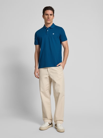 MCNEAL Regular Fit Poloshirt mit Knopfleiste und Label-Stitching Petrol 1