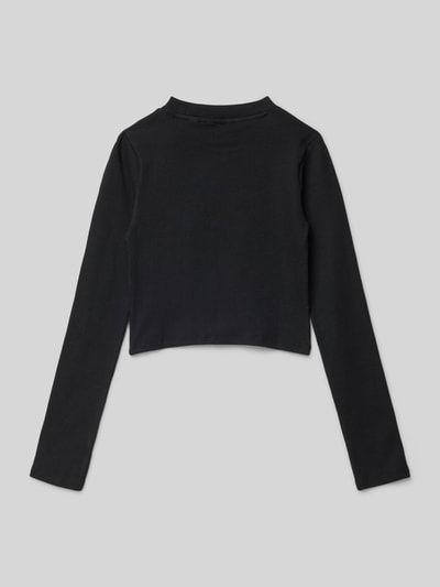 Guess Shirt met lange mouwen en labelstitching Zwart - 3