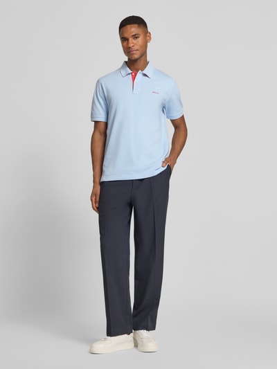 GANT Regular Fit Poloshirt mit Logo-Stitching Hellblau 1
