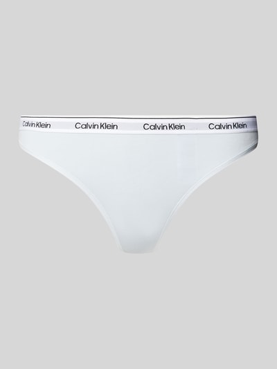 Calvin Klein Underwear String met elastische band Lichtblauw - 1