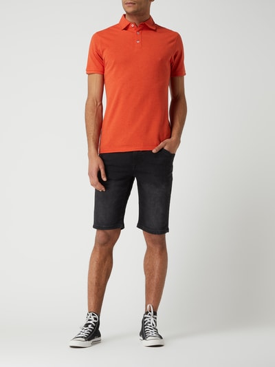 Bruun & Stengade Poloshirt aus Bio-Baumwolle Modell 'Lanai' Orange 1