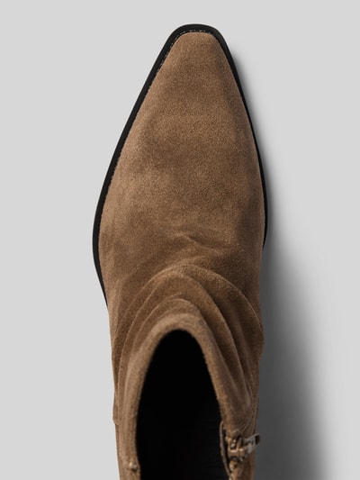 Marc O'Polo Laarsjes ook van echt rundleer model 'Rodeo 2' Lichtbruin - 3