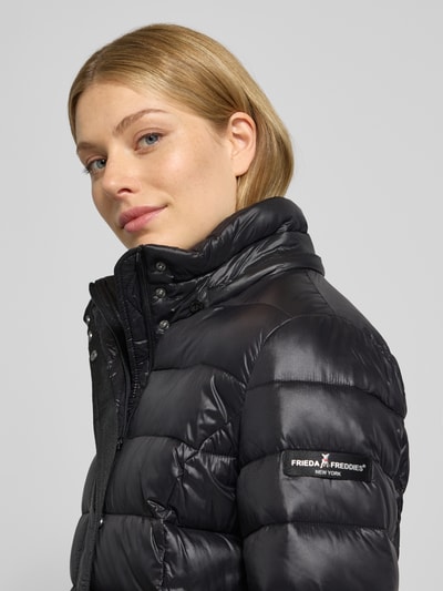 Frieda & Freddies Steppjacke mit Reißverschlusstaschen Modell 'DALIA' Black 3