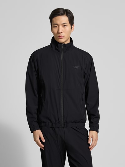 BOSS Green Regular fit trainingspak met labeldetail Model' LW_PS Spirit70 TT - PORSCHE X BOSS Zwart - 4