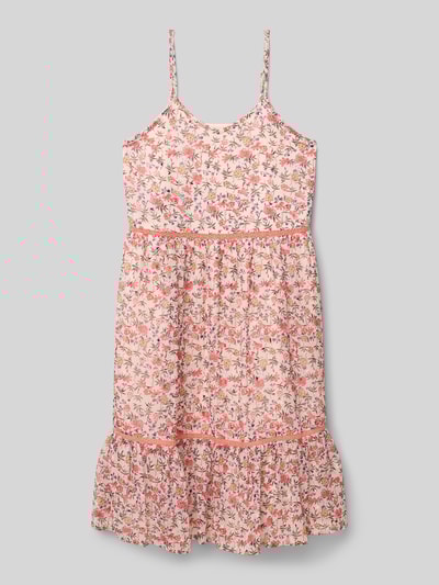 Happy Girls Kleid im Stufen-Look mit Spaghettiträgern Ecru 1