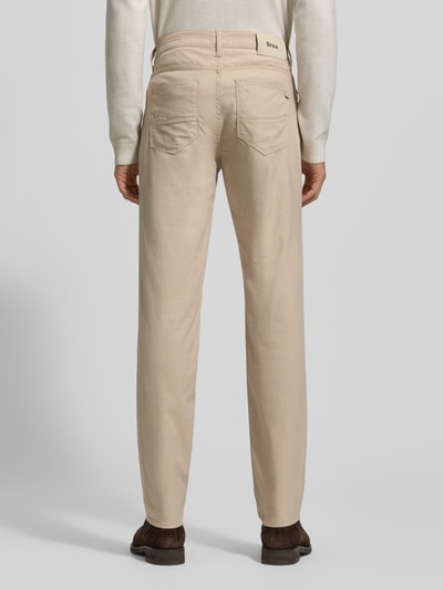 Brax Regular fit stoffen broek met 5-pocketmodel model 'Cadiz' Beige - 5