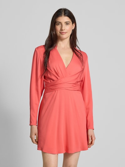 BOSS Minikleid in Wickel-Optik Modell 'Dimkai' Pink 4