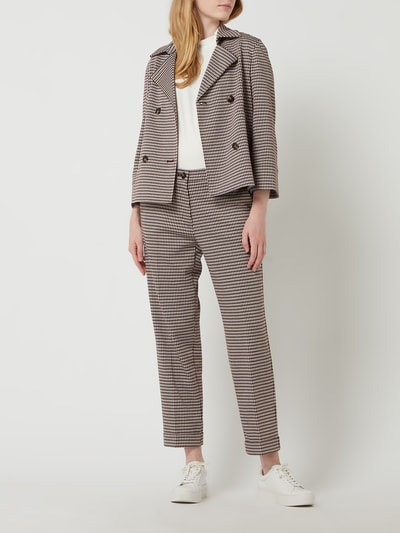 Gerry Weber Blazer met pied-de-poule-dessin Hazelnoot - 1