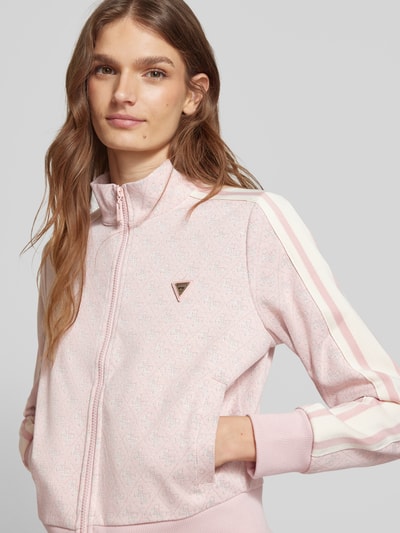 Guess Activewear Sweatjacke mit Reißverschluss Rosa 3