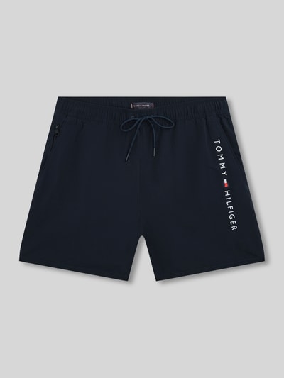 Tommy Hilfiger Badehose mit Label Print Dunkelblau 2