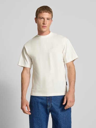 PROHIBITED T-Shirt mit Rundhalsausschnitt Offwhite 5