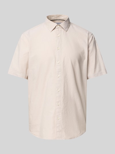 Jake*s Casual Fit Business-Hemd mit 1/2-Arm Sand 2