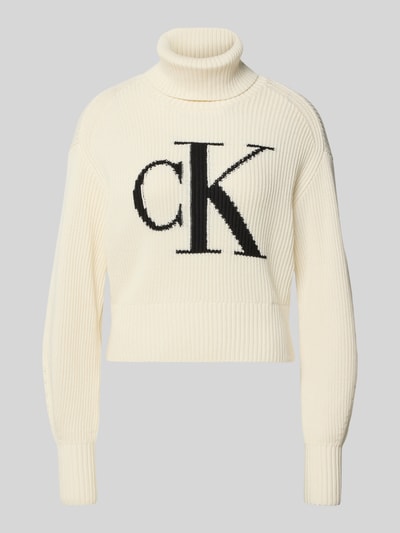 Calvin Klein Jeans Gebreide coltrui Offwhite - 2