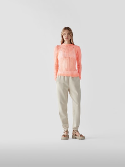 Rick Owens Pullover in Grobstrick-Optik Pink 1