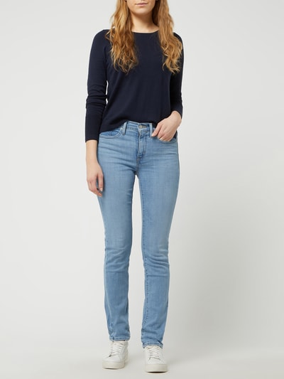 Levi's® 300 Jeansy ze średnim stanem o kroju shaping slim fit z dodatkiem wiskozy model ‘312’ Jasnoniebieski 1