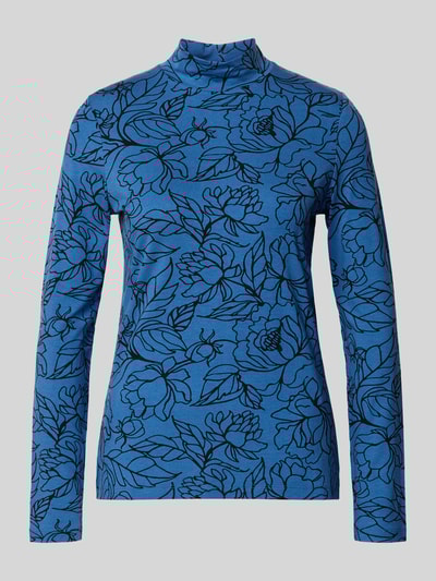 More & More Longsleeve mit Stehkragen Rauchblau 2