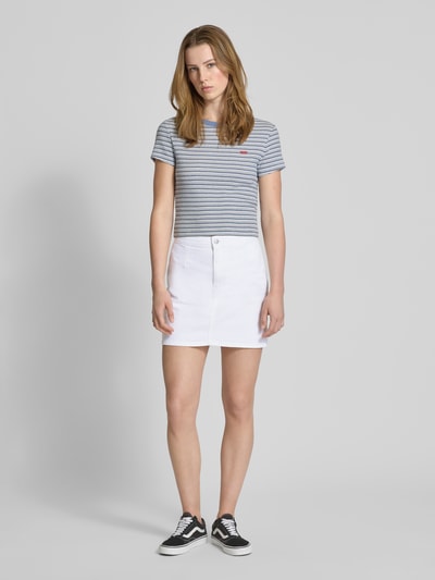 Calvin Klein Jeans Jeansrok met knoopsluiting Wit - 1