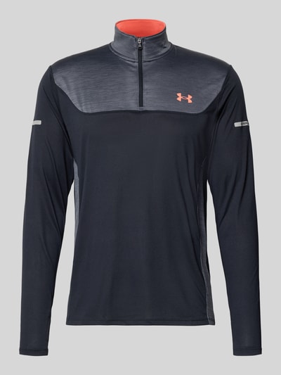 Under Armour Funktionsshirt mit Stehkragen Modell 'Tech Utility 1/4 Zip' Black 2