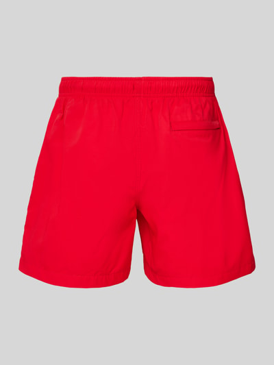 MCNEAL Relaxed Fit Badeshorts mit Logo-Stitching Rot 3