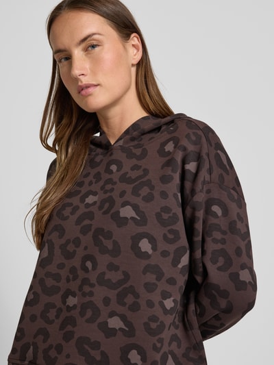 Milano Italy Bluza z kapturem Czekoladowy 3