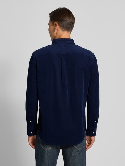 Tommy Hilfiger Regular Fit Cord-Hemd aus reiner Baumwolle Marine 5