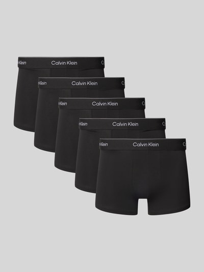 Calvin Klein Underwear Boxershort met label in band in een set van 5 stuks Zwart - 1