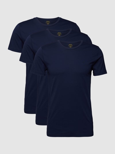 Polo Ralph Lauren Underwear T-shirt met ronde hals in een set van 3 stuks Donkerblauw - 2